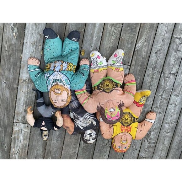 Vintage WWF WWE Wrestling Buddies Bundle - Sting, Hulk hogan Ultimate Warriors - Picture 4 of 10